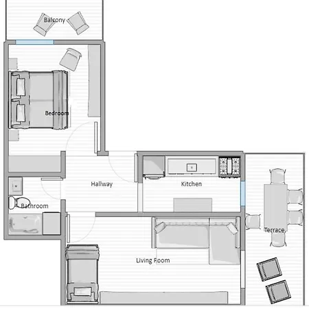 Kariani Beach Apartment Apartamento Karianí