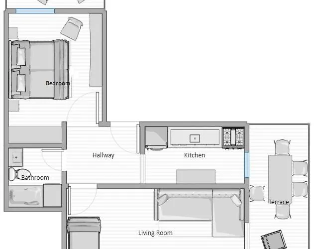 Kariani Beach Apartment Apartamento Karianí